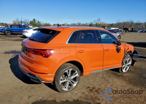 2019 Audi Q3 Premium Plus S-Line z USA, uszkodzony, nr VIN WA1EECF39K1087768